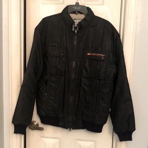 Corvette Mens Vintage Bomber Jacket by Mid America